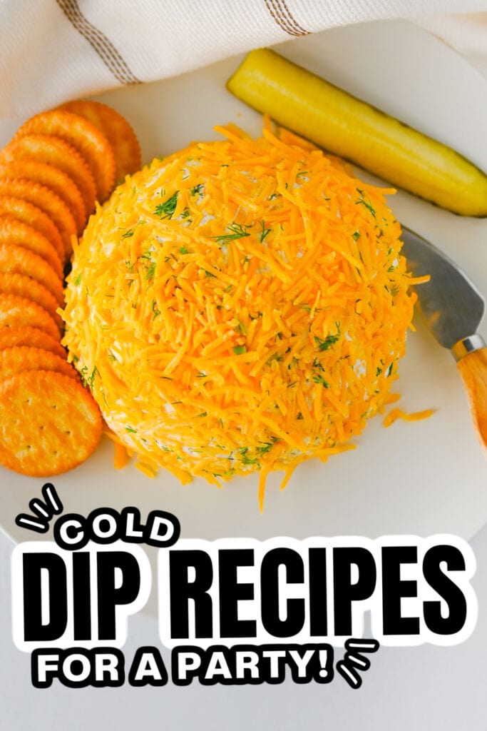 25+ Best Cold Dips for a Party 31 Cold Dip Recipes-Dill Pickle Cheeseball