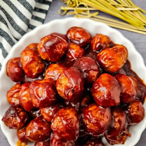 Crockpot BBQ Meatballs