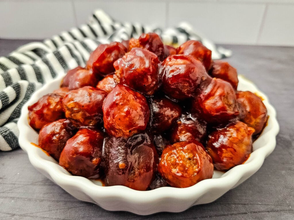 Crockpot BBQ Meatballs