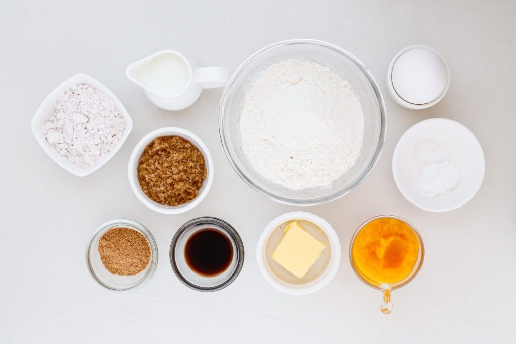 Brown Butter Pumpkin Cookies Process Ingredients