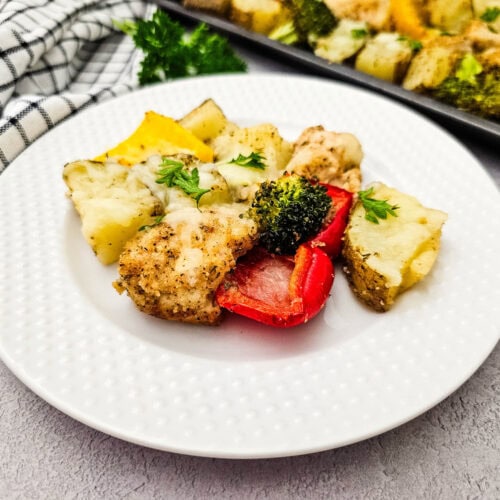 Sheet Pan Mozzarella Chicken