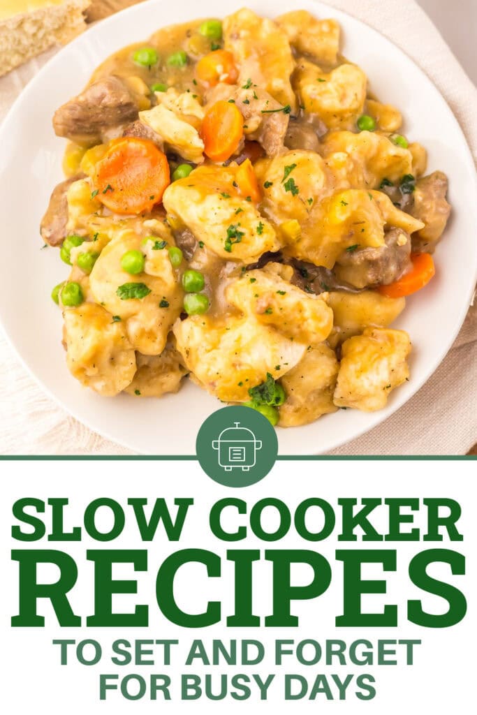 Slow Cooker Recipes -Slow Cooker Beef & Dumplings