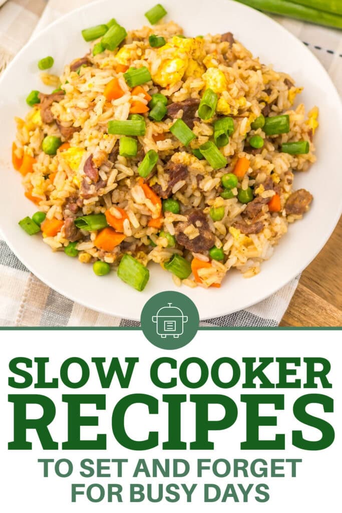Slow Cooker Recipes - Slow Cooker Beef Fried Rice