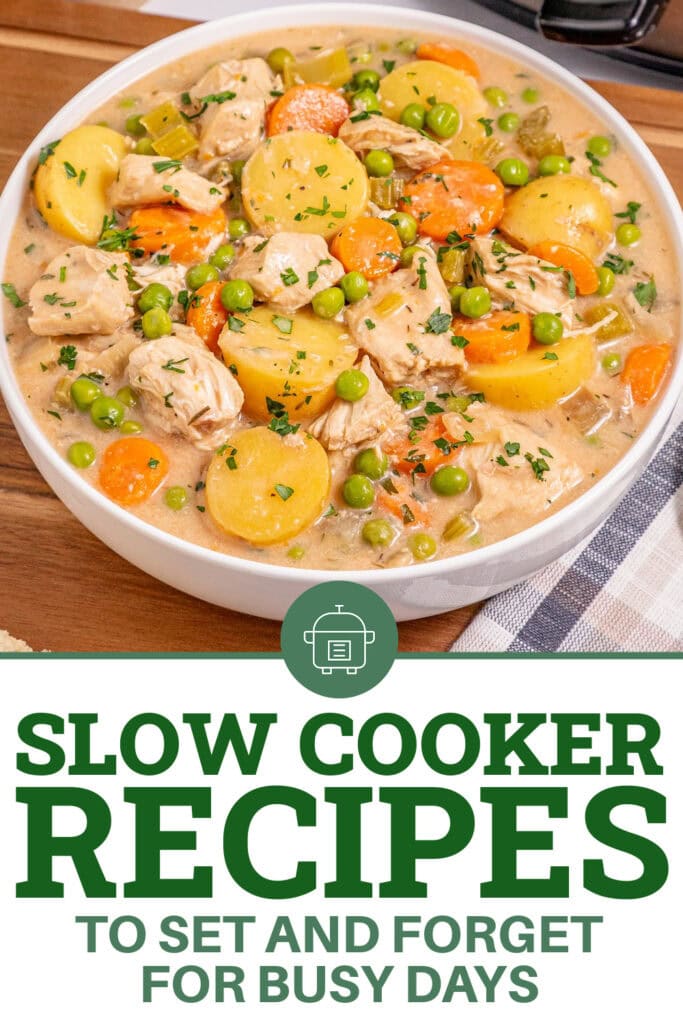 Slow Cooker Recipes - Slow Cooker Creamy Chicken Stew
