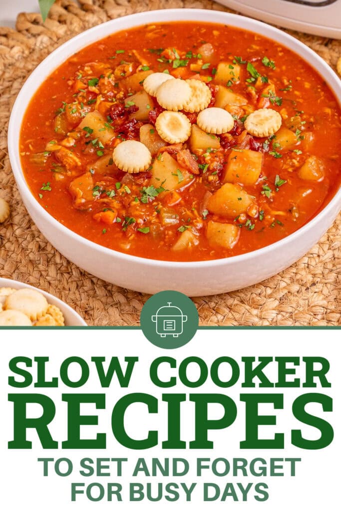 Slow Cooker Recipes - Slow Cooker Manhattan Clam Chowder