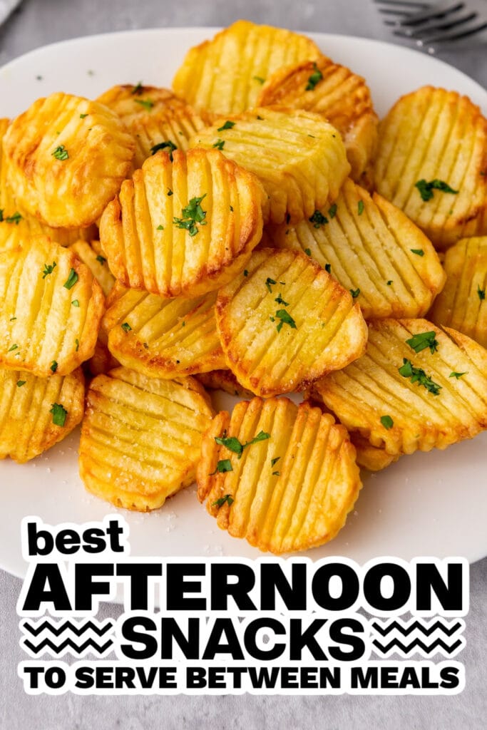 afternoon snacks - Air Fryer Accordion Potatoes