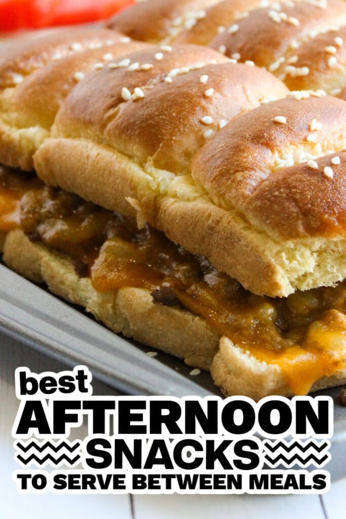 afternoon snacks - Cheeseburger Sliders
