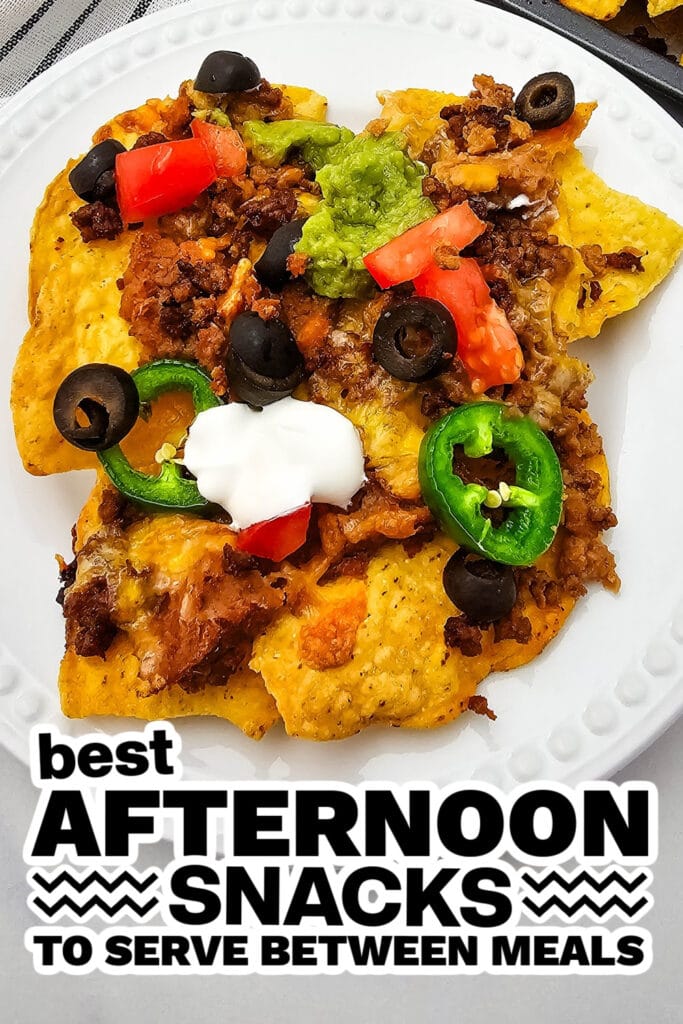 afternoon snacks - Sheet Pan Ground Beef Nachos