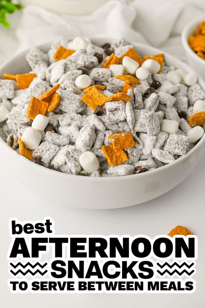 afternoon snacks - S'mores Muddy Buddies