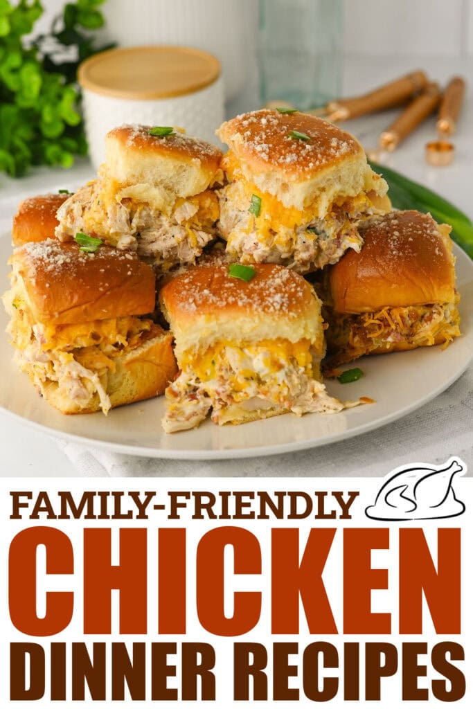 chicken dinner recipes - Crack Chicken Sliders