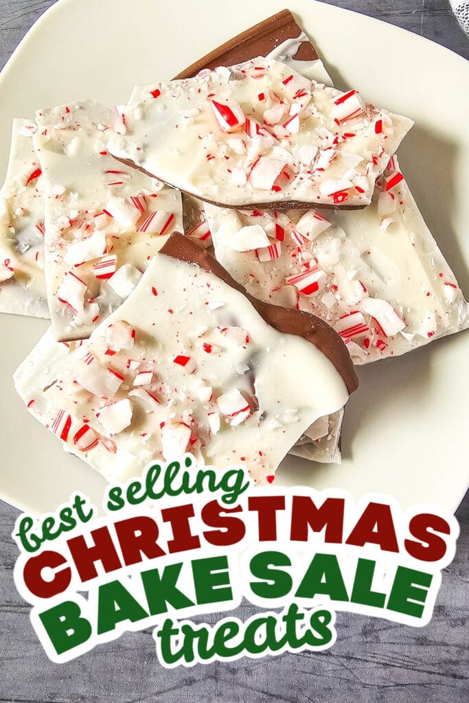 christmas bake sale treats - Christmas Candy Cane Bark