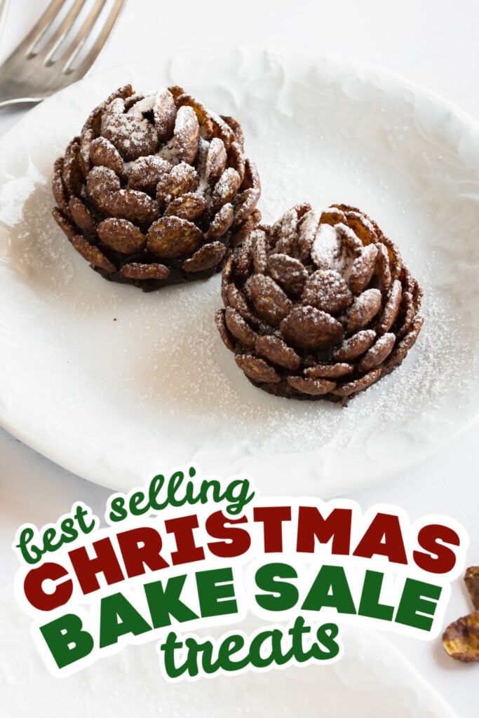 christmas bake sale treats - Christmas Edible Chocolate Pine Cones
