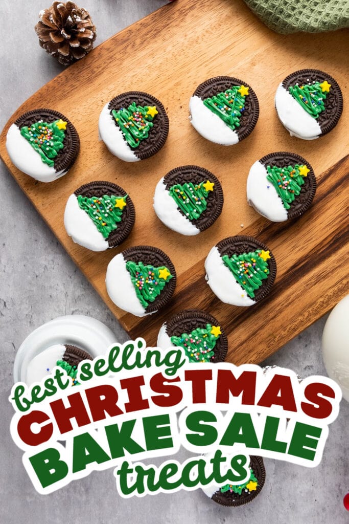 christmas bake sale treats - Christmas Tree Oreos