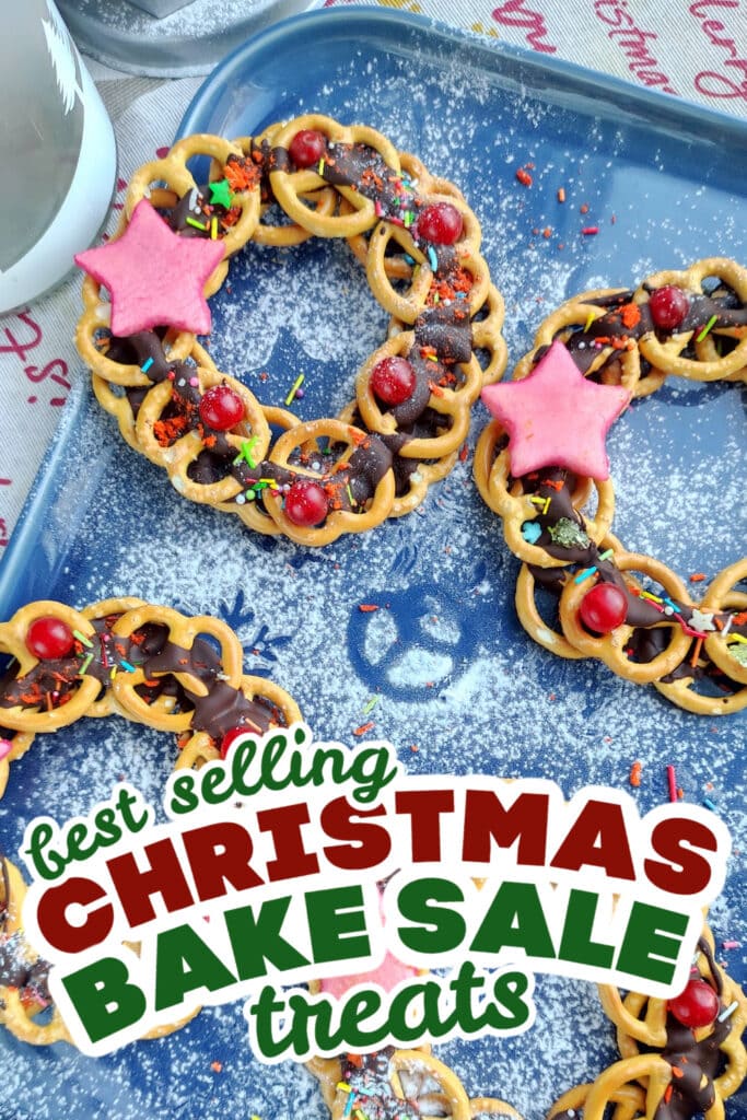 christmas bake sale treats - Edible Christmas Wreath