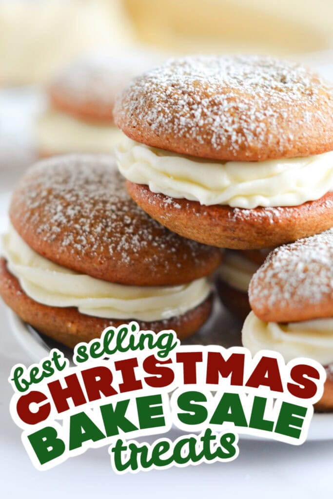 christmas bake sale treats - Gingerbread Whoopie Pies