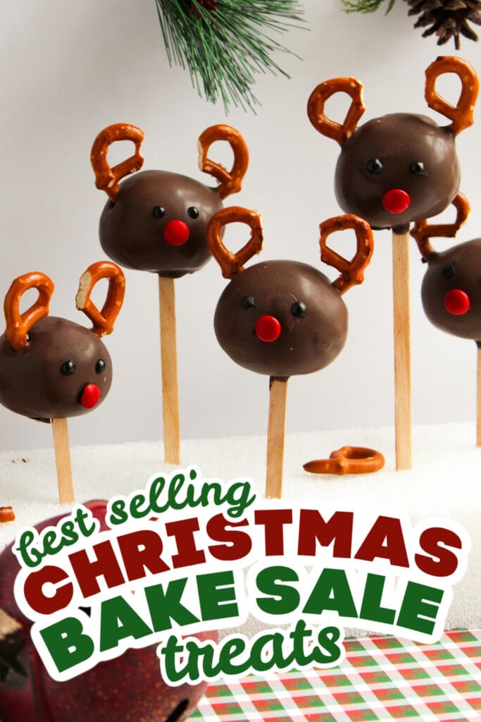 christmas bake sale treats - Reindeer Cake Pops