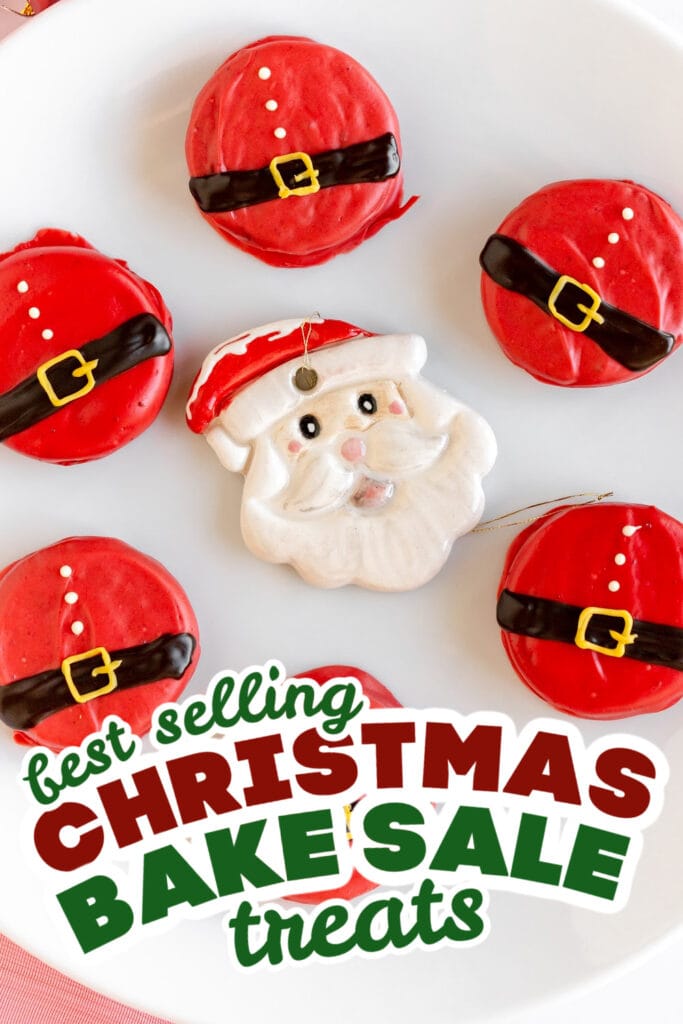 christmas bake sale treats - Santa Oreos