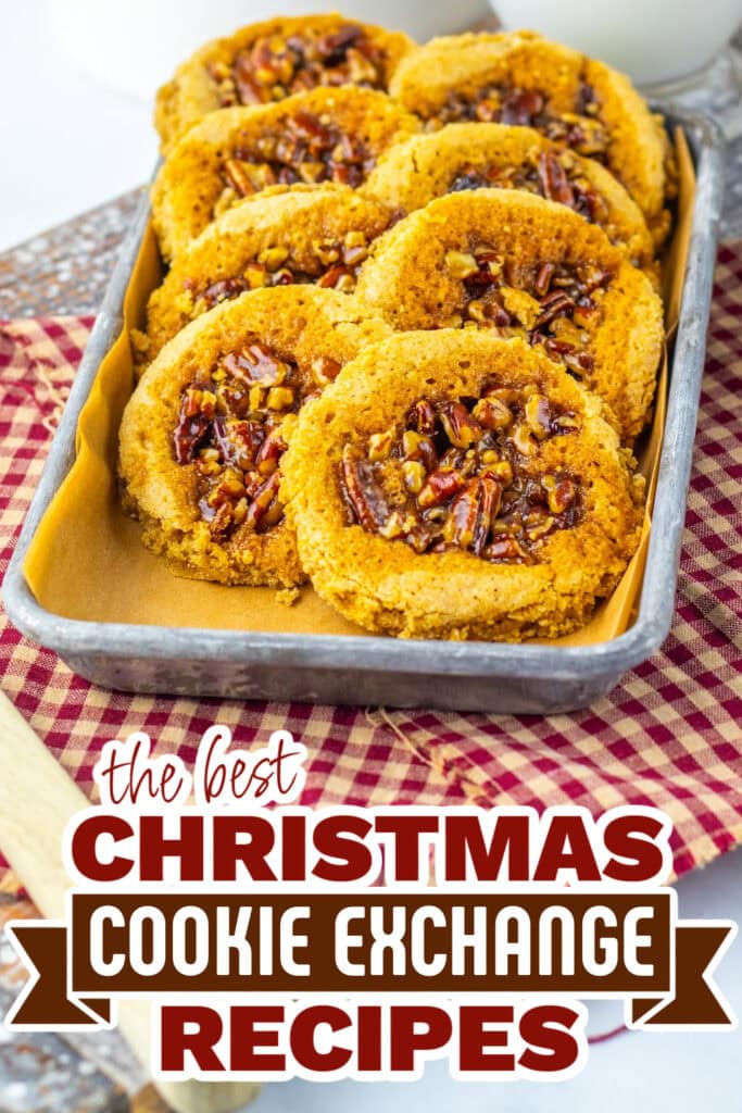 christmas cookie exchange recipes - Buttery Pecan Pie Cookies