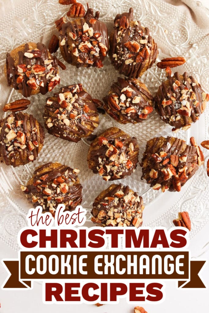 christmas cookie exchange recipes - Chocolated-Dipped Pecan Pie Balls