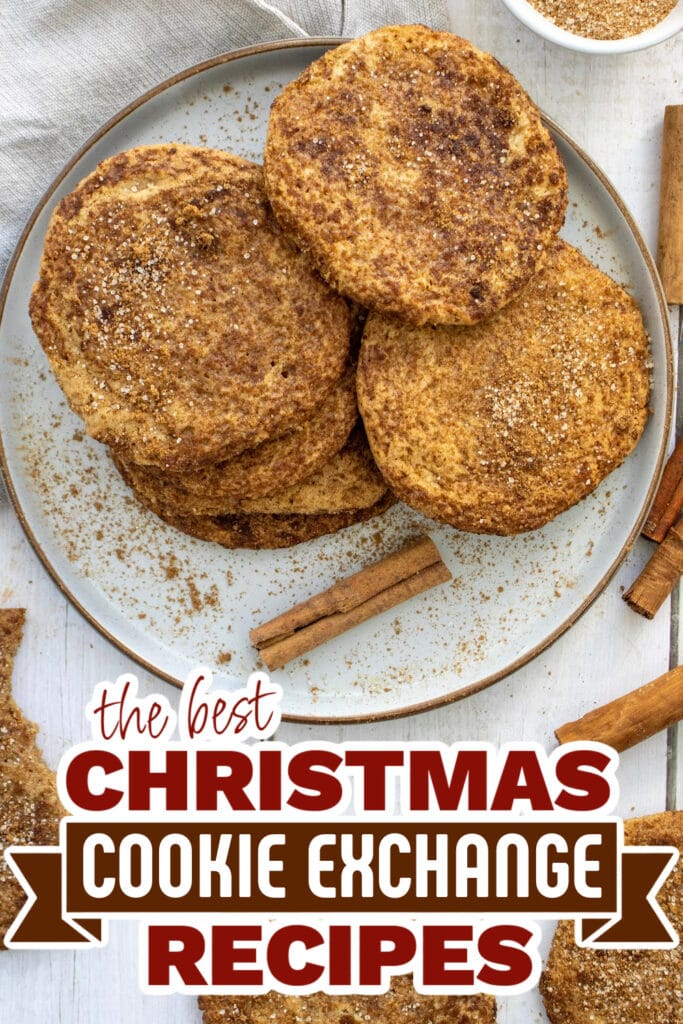 christmas cookie exchange recipes - Cinnamon Sugar Cookies