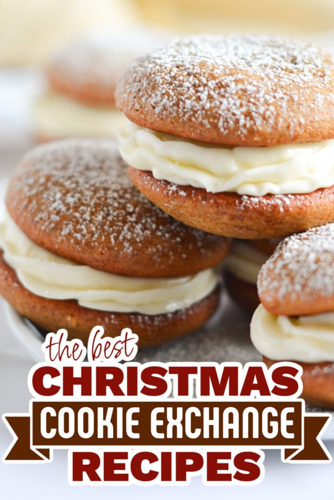 christmas cookie exchange recipes - Gingerbread Whoopie Pies