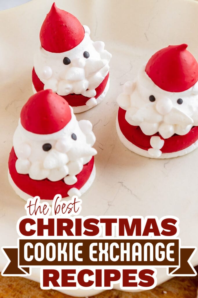 christmas cookie exchange recipes - Santa Claus Meringue Cookies