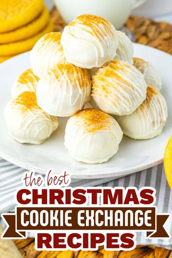 christmas cookie exchange recipes - Soft Snickerdoodle Truffles