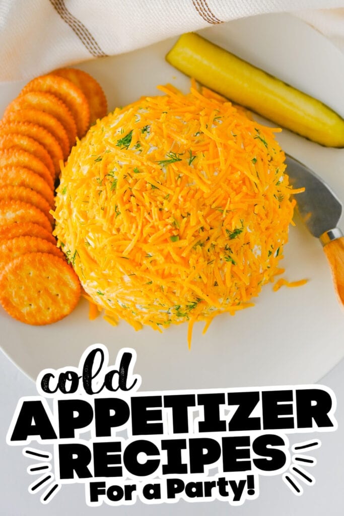 60 Cold Appetizer Ideas for a Party 51 cold appetizer - Dill Pickle Cheeseball