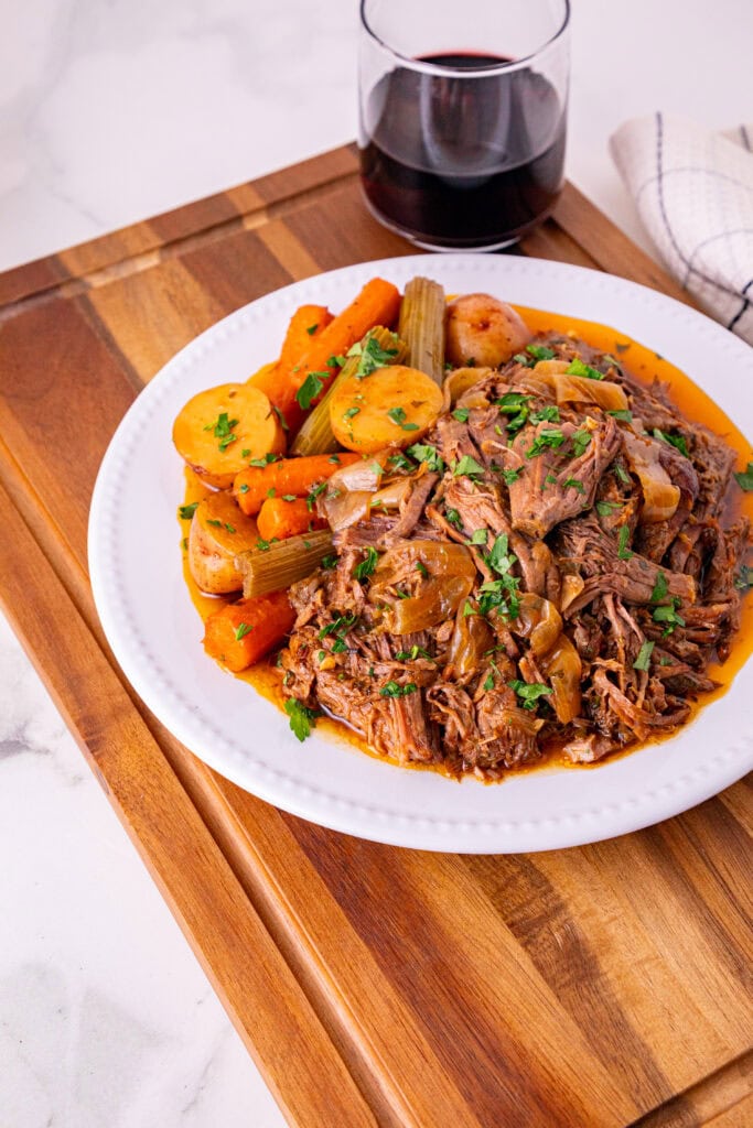 Dutch Oven Pot Roast Process Photo