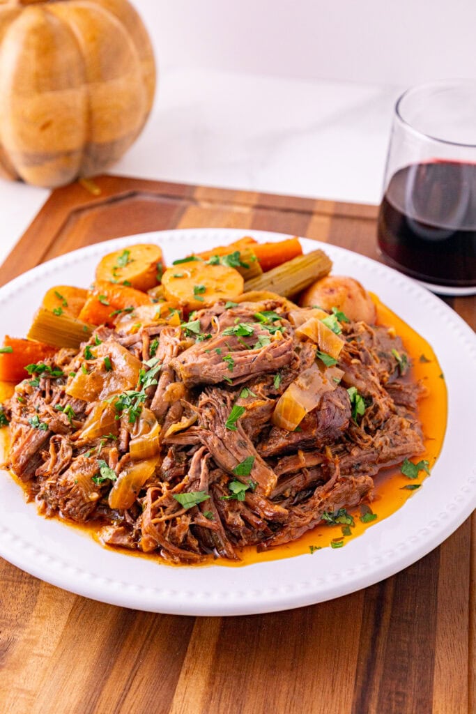 Dutch Oven Pot Roast Process Photo