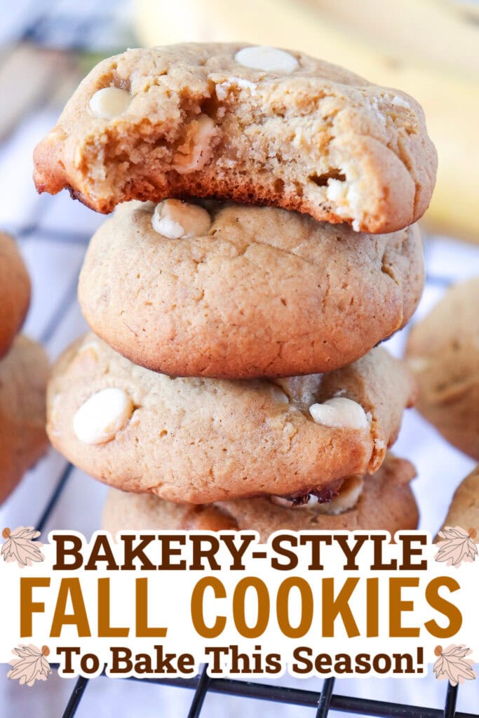 fall cookies - Banana Pudding Cookies