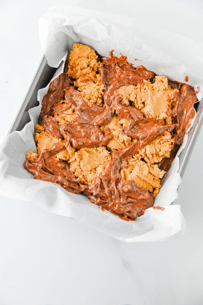 Gingerbread Brownies Process Photo