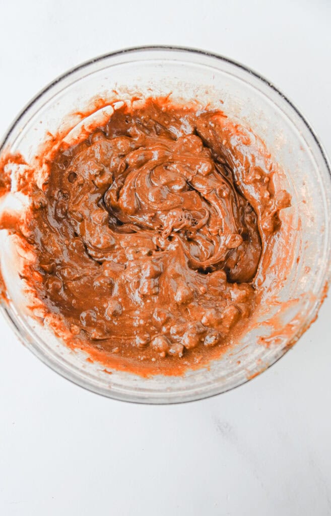 Gingerbread Brownies Process Photo