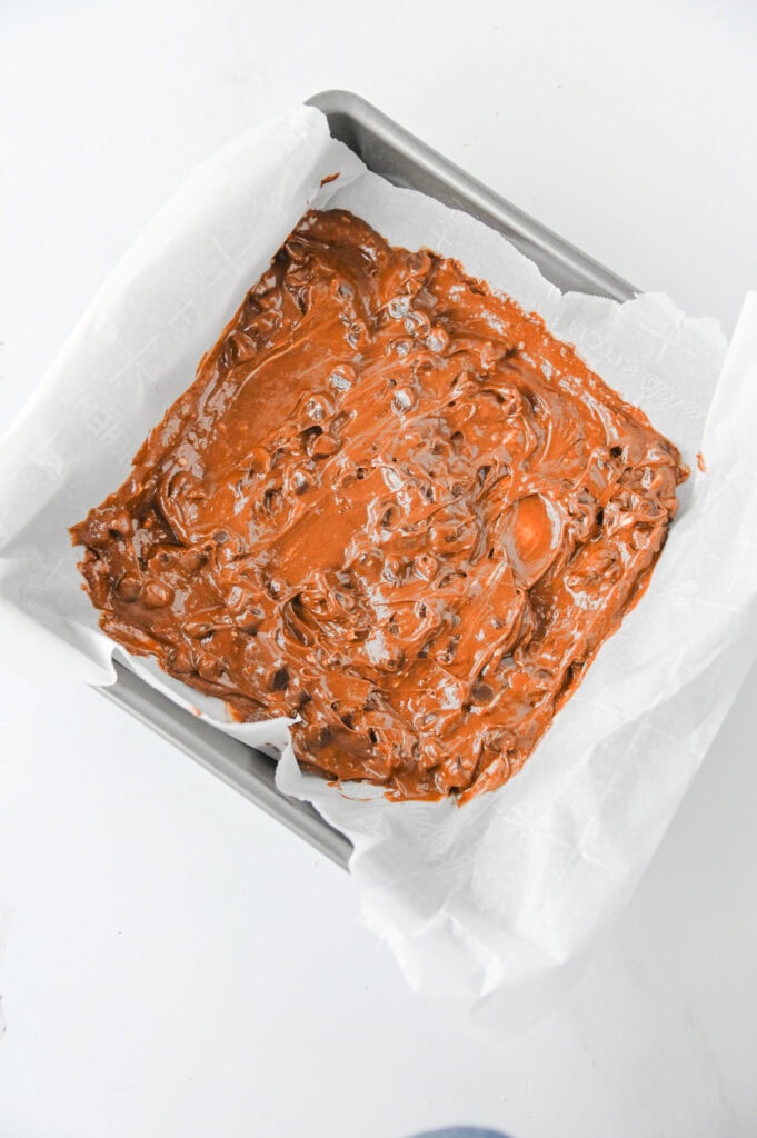 Gingerbread Brownies Process Photo