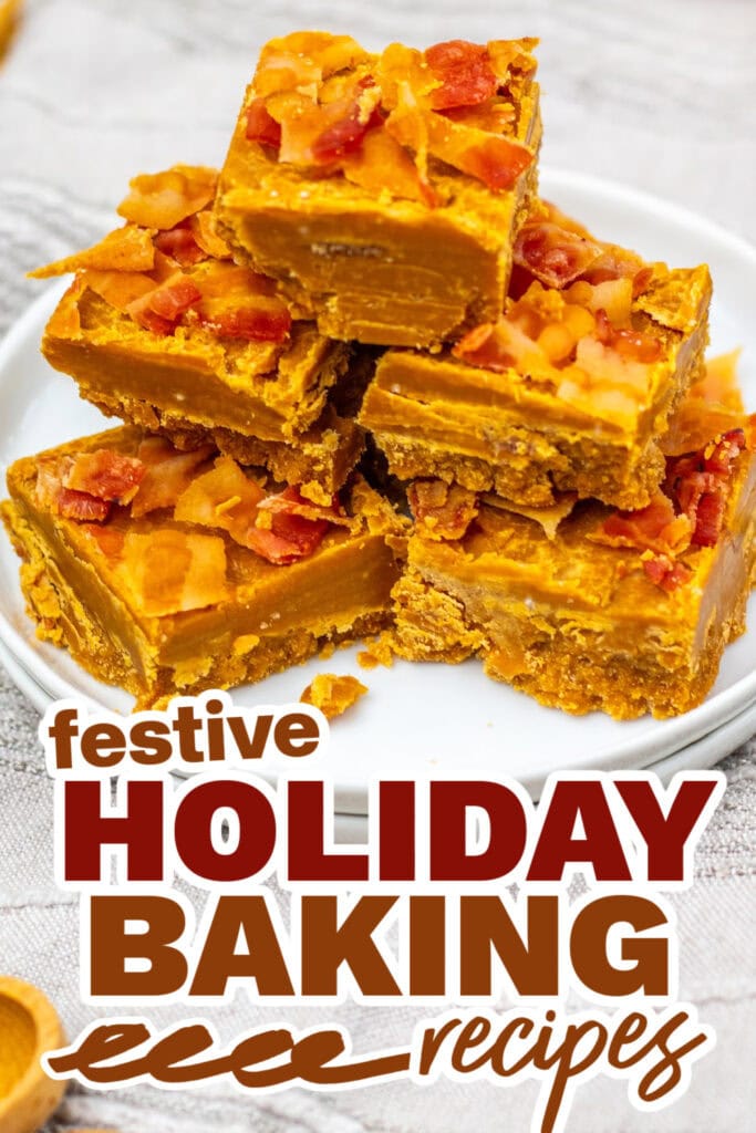 holiday baking recipes - Chewy Maple Bacon Fudge