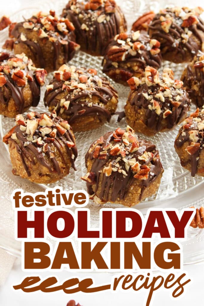 holiday baking recipes - Chocolate-Dipped Pecan Pie Balls