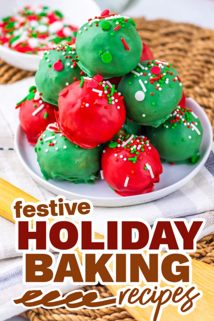 holiday baking recipes - Christmas Butterfinger Balls