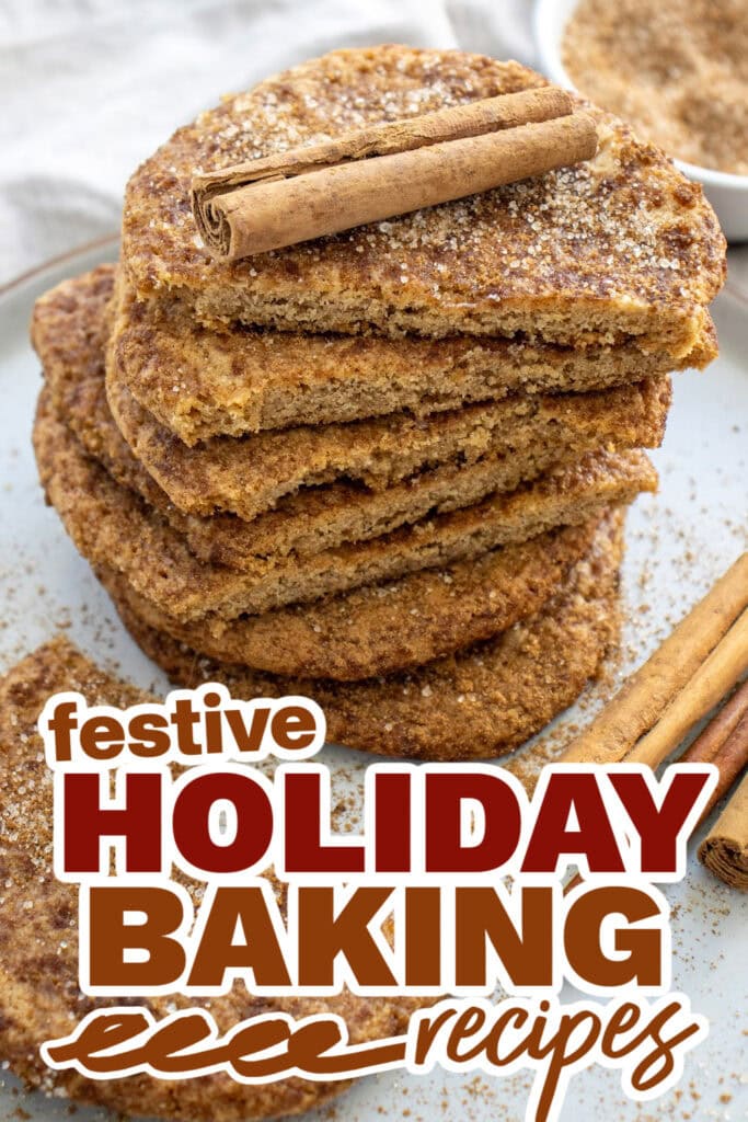 holiday baking recipes - Cinnamon Sugar Cookies