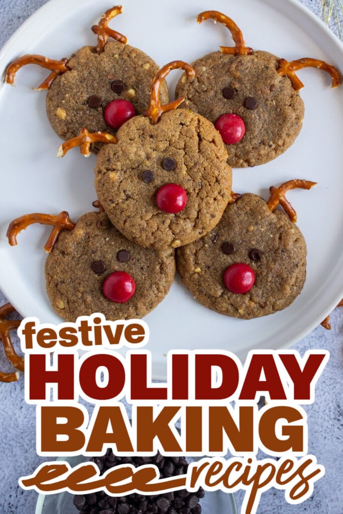holiday baking recipes - Holiday Reindeer Cookies