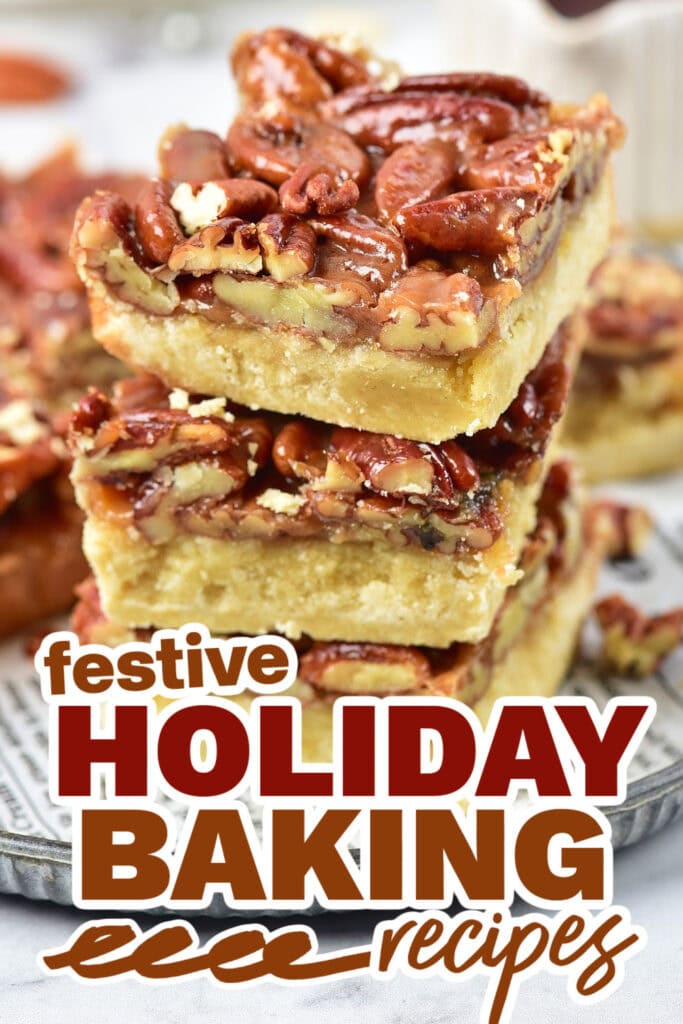 holiday baking recipes - Old-Fashioned Pecan Pie Bars