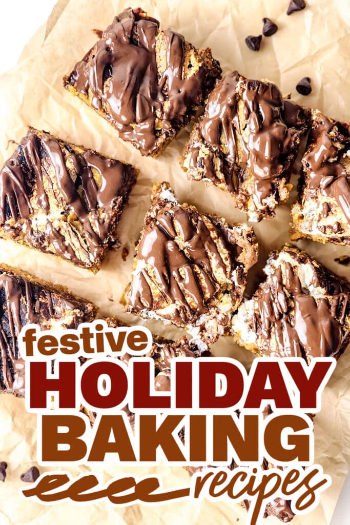holiday baking recipes - Pumpkin S’mores Bars