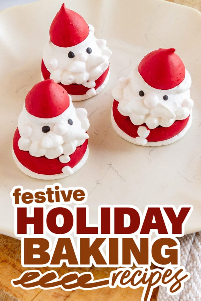 holiday baking recipes - Santa Claus Meringue Cookies