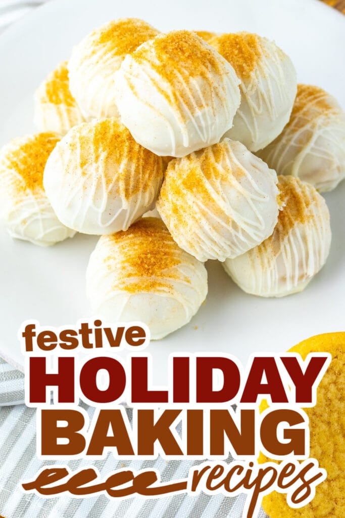 holiday baking recipes - Soft Snickerdoodle Truffles