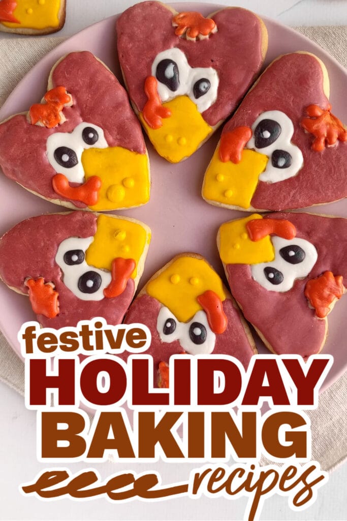 holiday baking recipes - Turkey Sugar Cookies