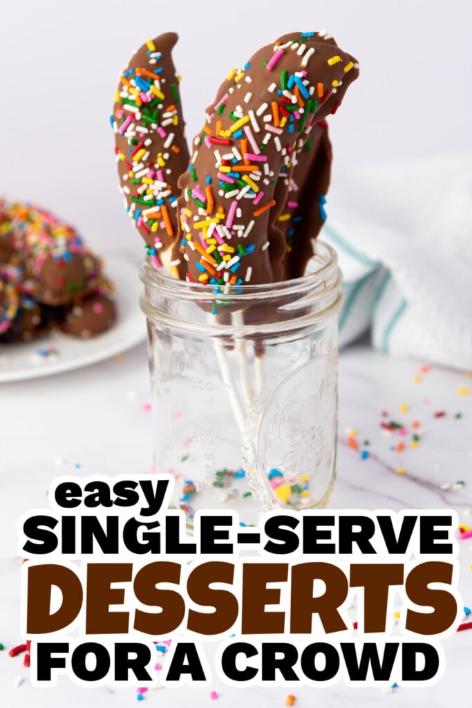 50+ Sweet and Simple Single-Serve Desserts for Any Occasion 27 single serve dessert -Chocolate Banana Pops