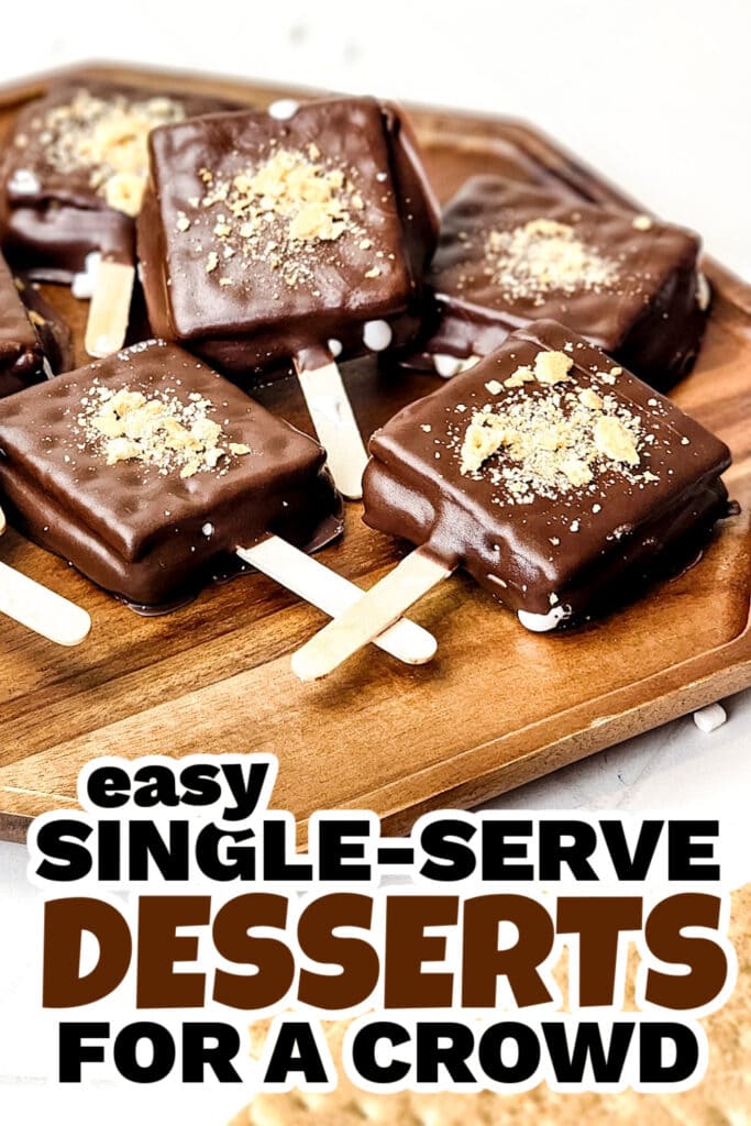 50+ Sweet and Simple Single-Serve Desserts for Any Occasion 24 single serve dessert -Grab-and-Go S'mores Dessert Pops