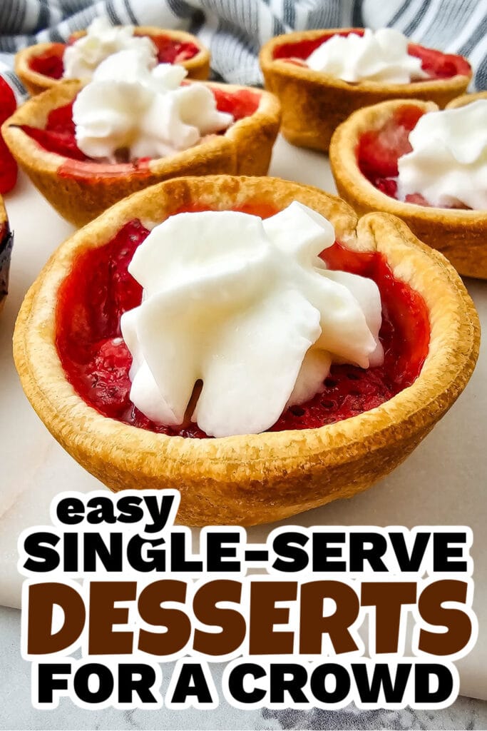 50+ Sweet and Simple Single-Serve Desserts for Any Occasion 50 single serve dessert -Mini Strawberry Pies
