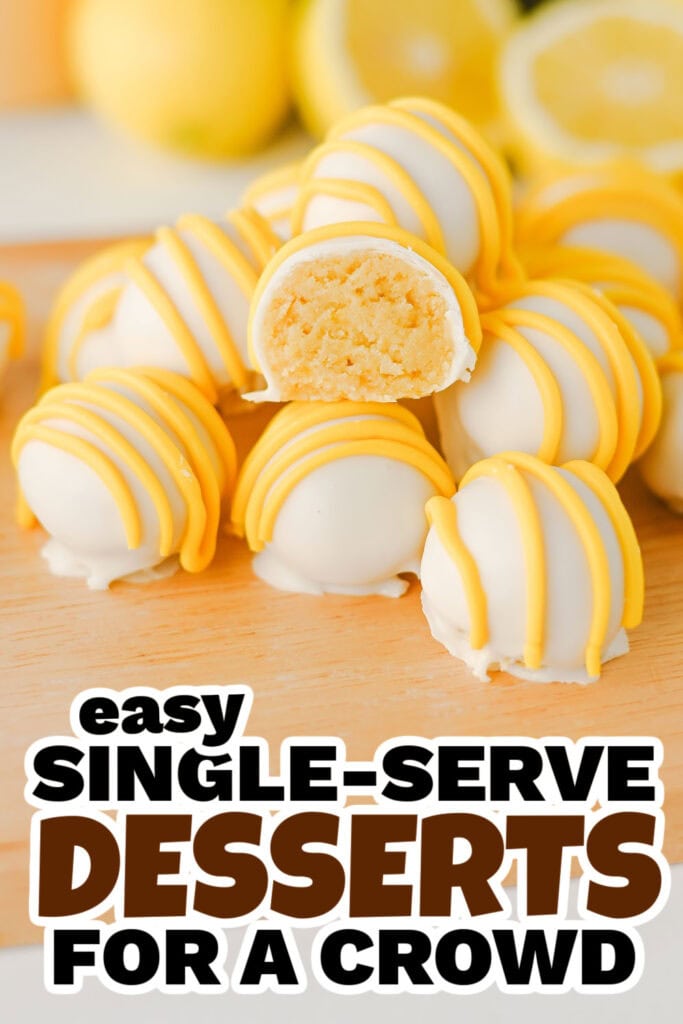 50+ Sweet and Simple Single-Serve Desserts for Any Occasion 34 single serve dessert -No Bake Lemon Oreo Balls