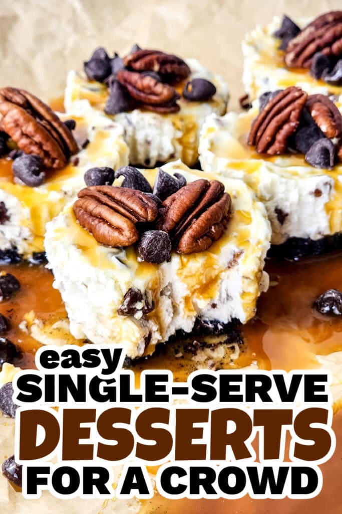 50+ Sweet and Simple Single-Serve Desserts for Any Occasion 49 single serve dessert - No Bake Mini Turtle Cheesecakes