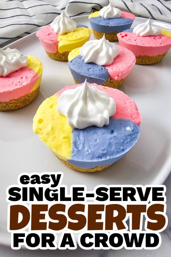 50+ Sweet and Simple Single-Serve Desserts for Any Occasion 31 single serve dessert -No-Bake Unicorn Cheesecake Bites